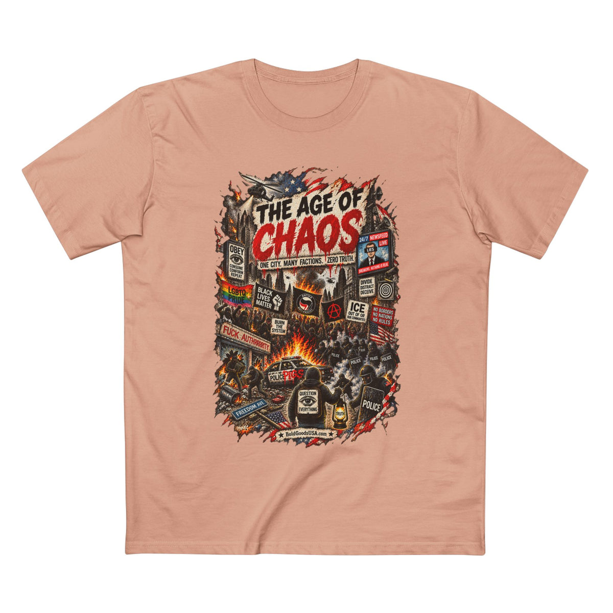The Age of Chaos - Graphic T-Shirt | Front Print