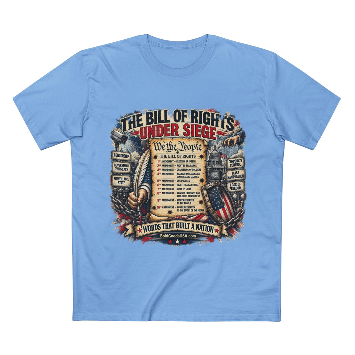 Bill of Rights - Political T-Shirt | Front Print