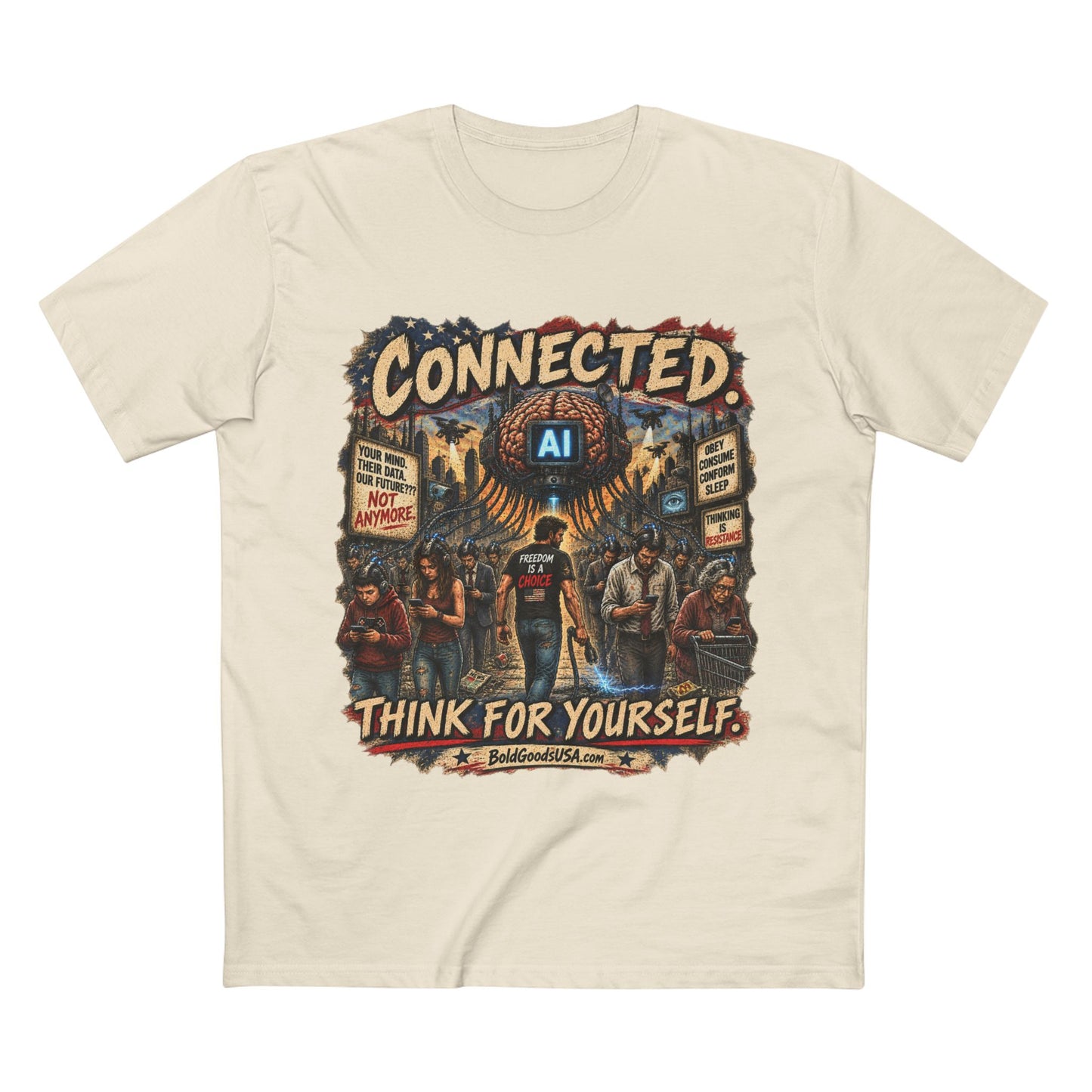 AI connected - Graphic T-Shirt | Front Print