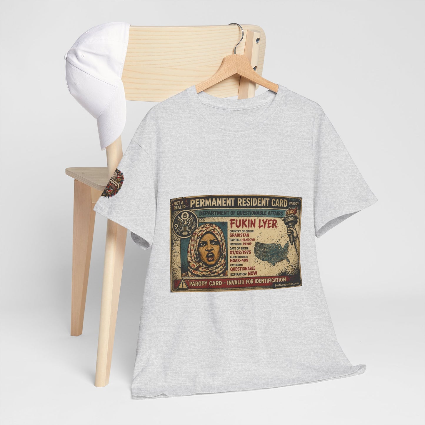 Fukin Lyer – Political Satire Graphic T-Shirt | Front Print + Sleeve Logo