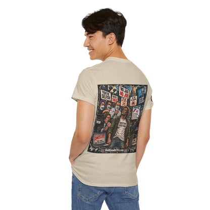 Trust the Science - Graphic T-Shirt | Back Print + Sleeve Logo