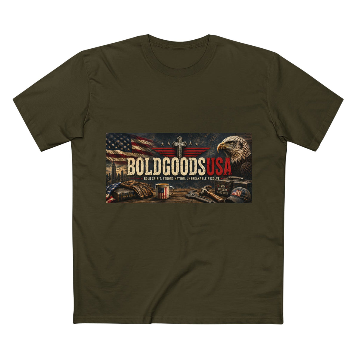 Bold Goods USA - Graphic T-Shirt | Front Print