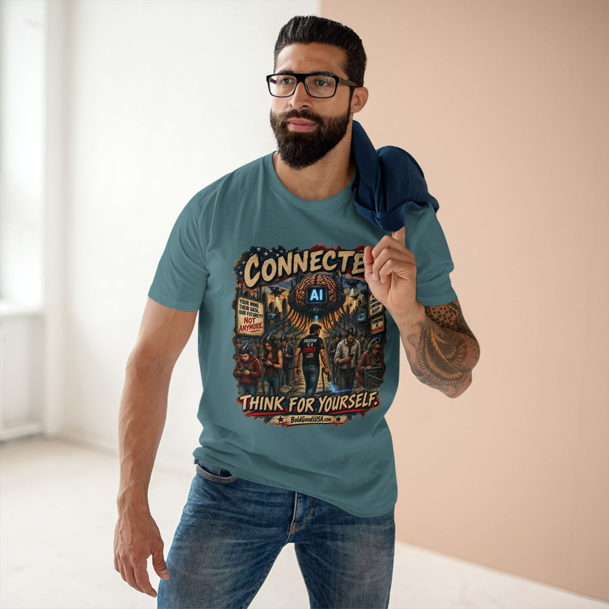 AI connected - Graphic T-Shirt | Front Print