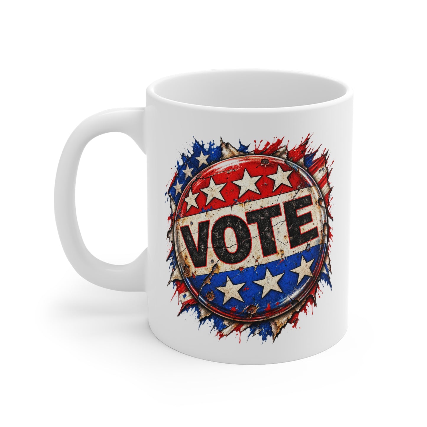 Vote - Patriotic 11 oz Mug