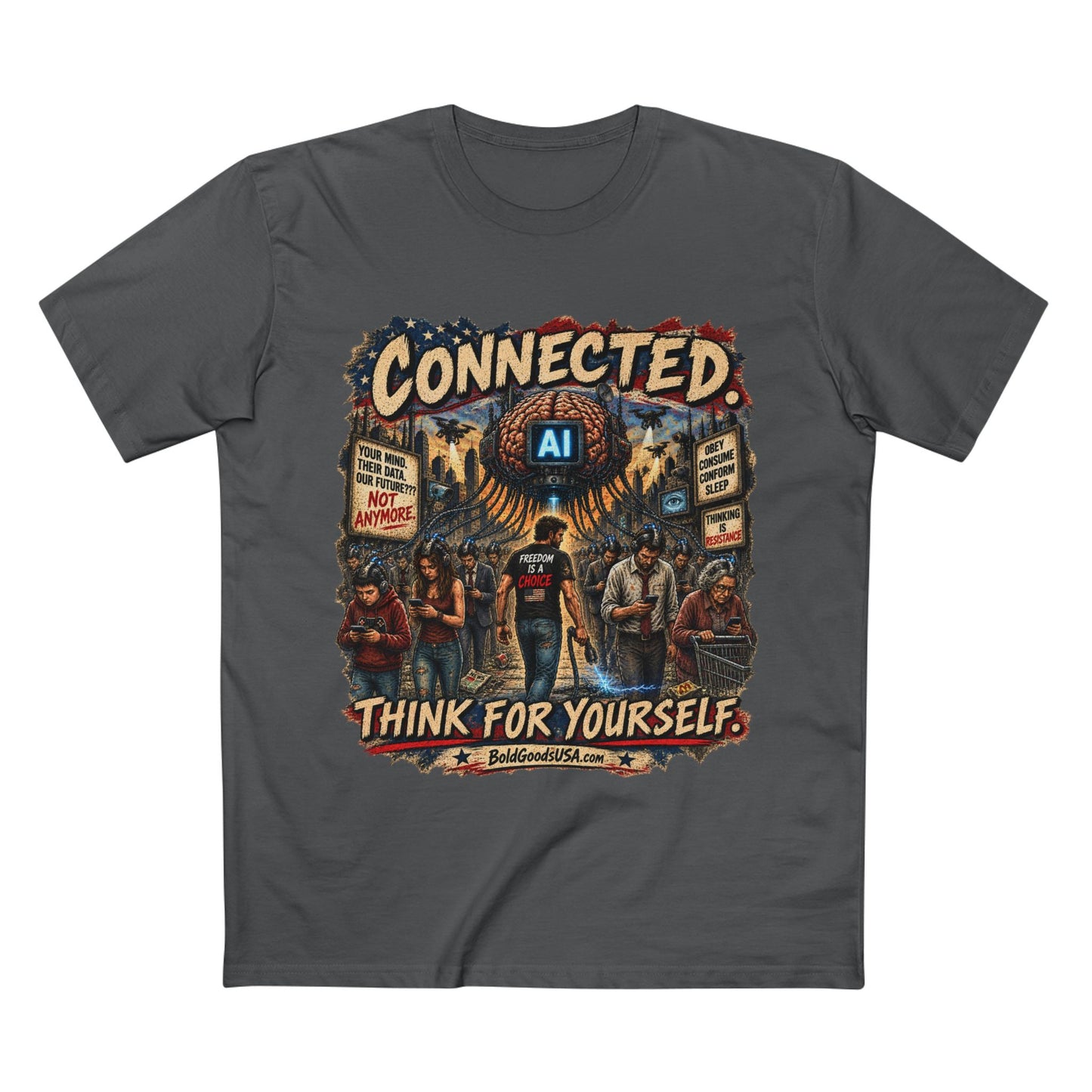 AI connected - Graphic T-Shirt | Front Print
