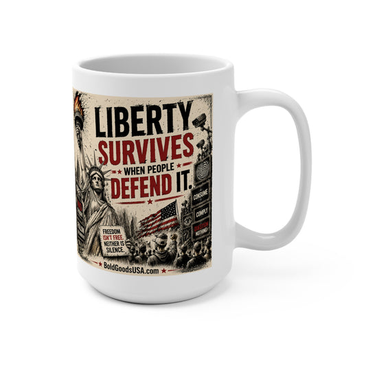 Freedom Isn't Free – Patriotic 15oz Mug