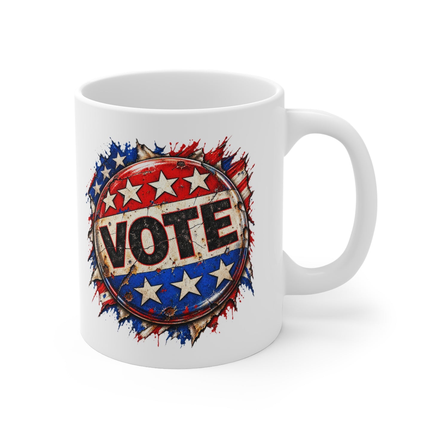 Vote - Patriotic 11 oz Mug
