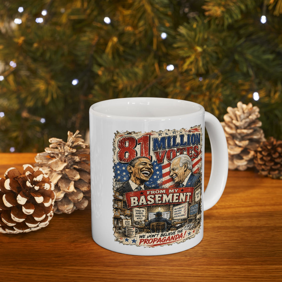 81 Million Votes – Political Satire  11 oz / 15 oz Mug
