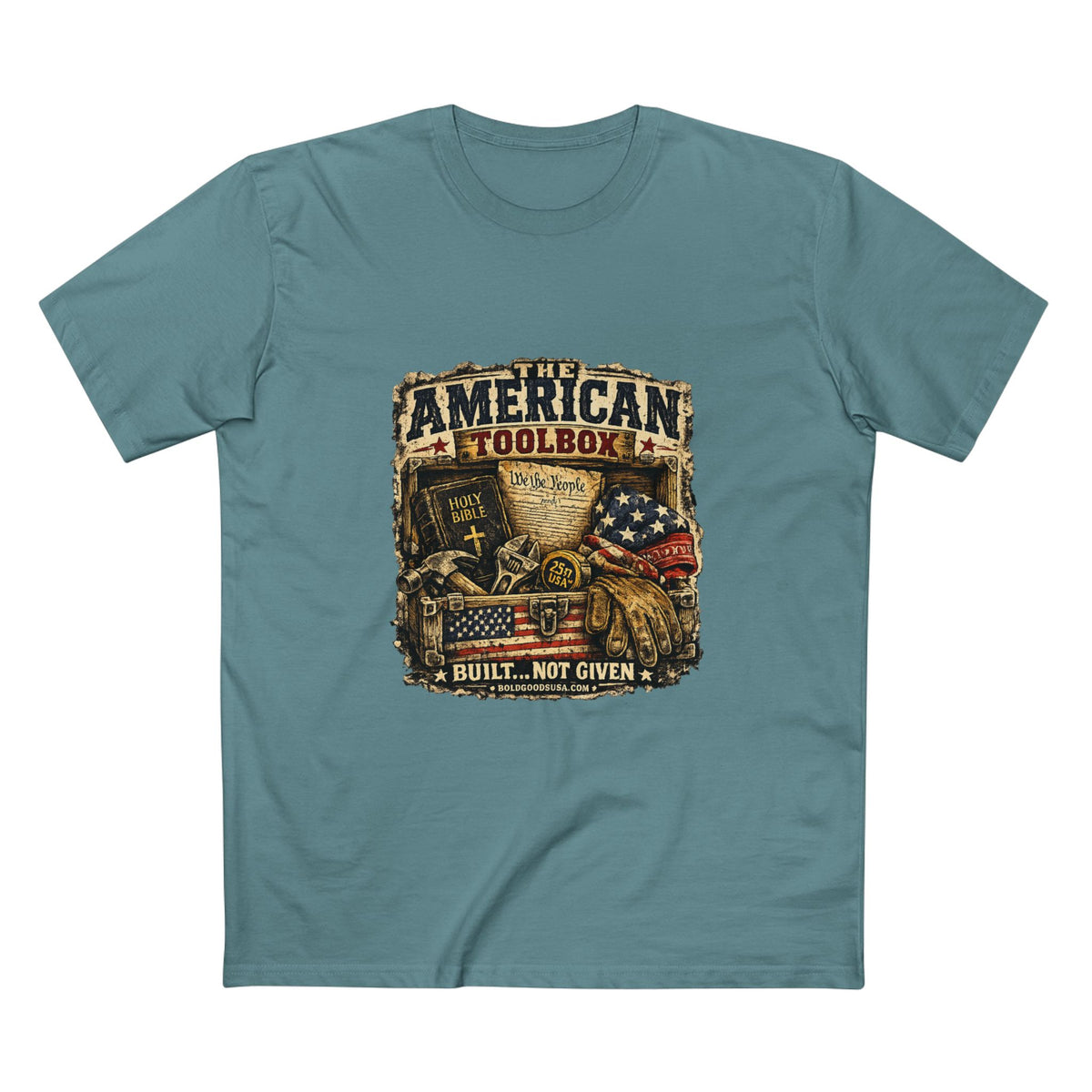 The American Toolbox – Patriotic Graphic T-Shirt | Front Print