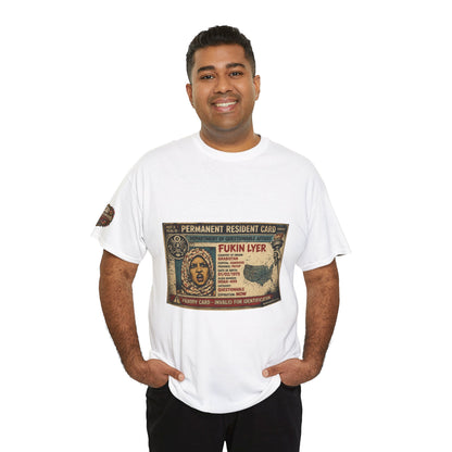 Fukin Lyer – Political Satire Graphic T-Shirt | Front Print + Sleeve Logo