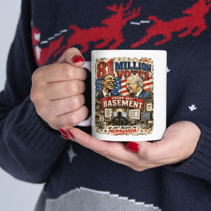 81 Million Votes – Political Satire  11 oz / 15 oz Mug