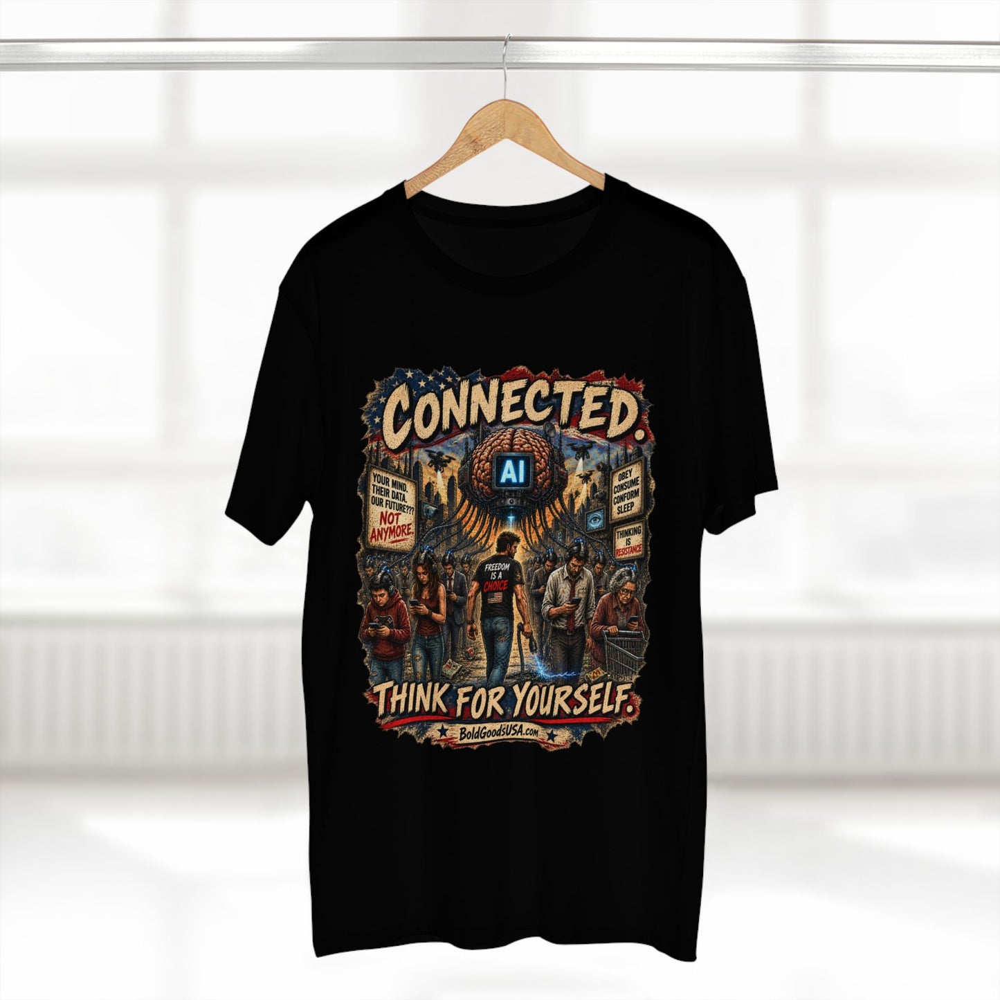 AI connected - Graphic T-Shirt | Front Print
