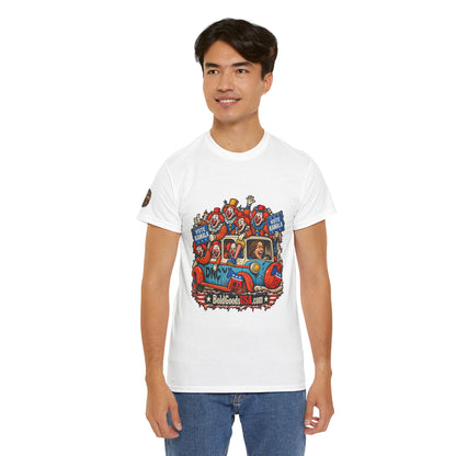 Vote Kamala Graphic T-Shirt | Front Print + Sleeve Logo