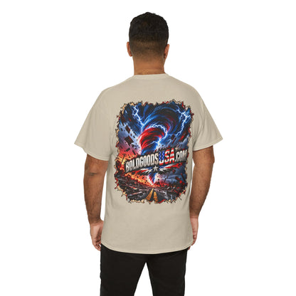 BoldGoodsUSA Twister– Patriotic T-Shirt | Back Print + Chest Logo