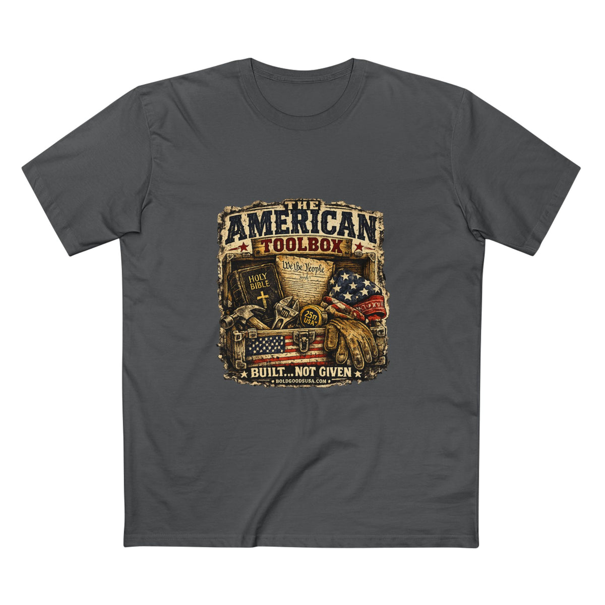 The American Toolbox – Patriotic Graphic T-Shirt | Front Print