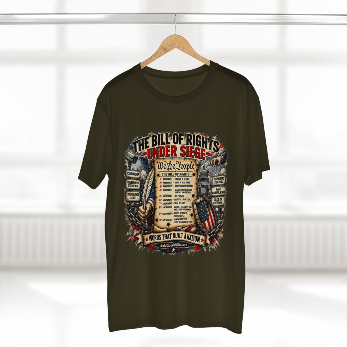 Bill of Rights - Political T-Shirt | Front Print
