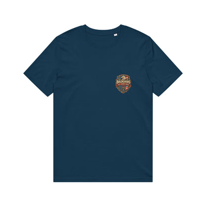 Blessed Is The Nation – Christian Patriotic Graphic T-Shirt | Back Print + Chest Logo