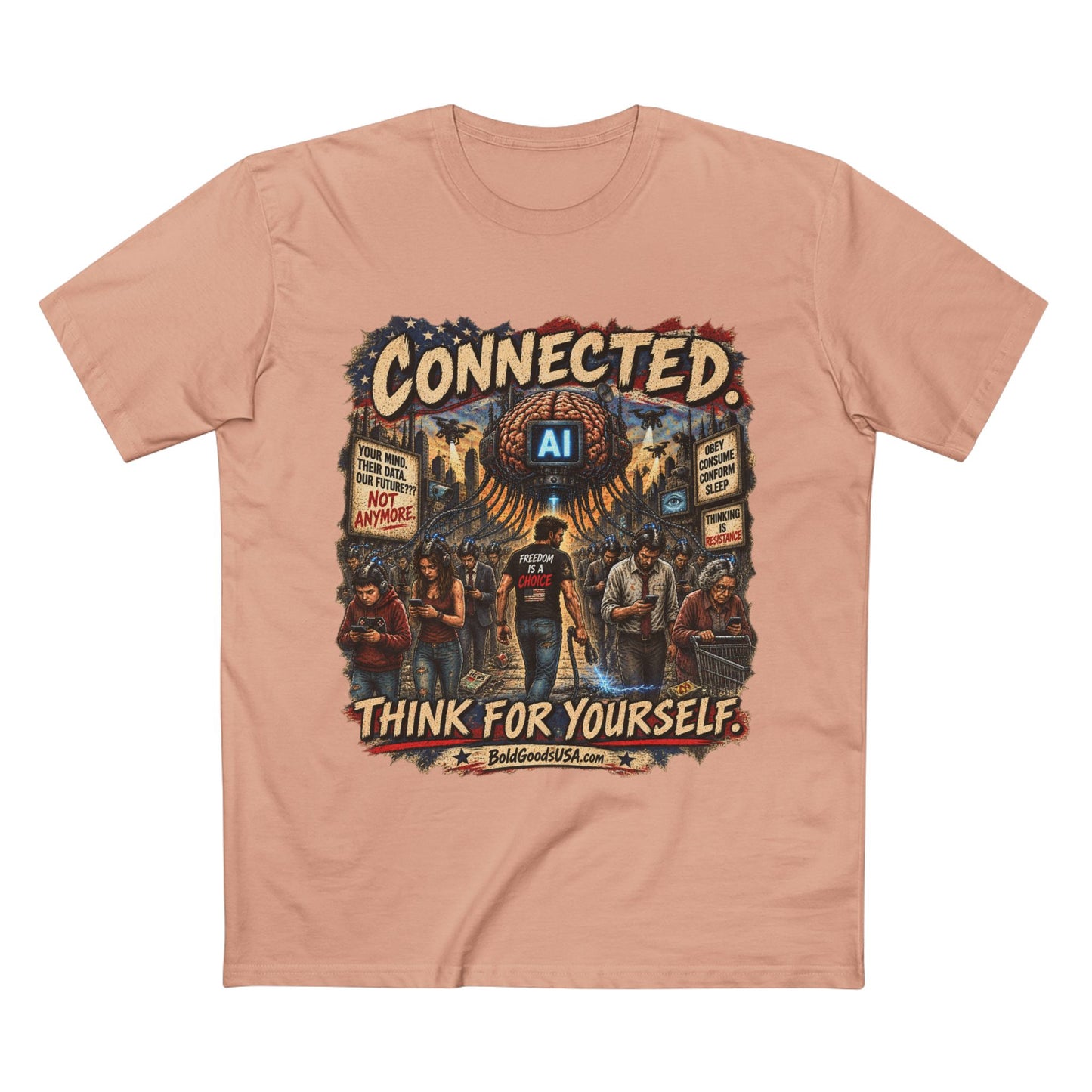 AI connected - Graphic T-Shirt | Front Print