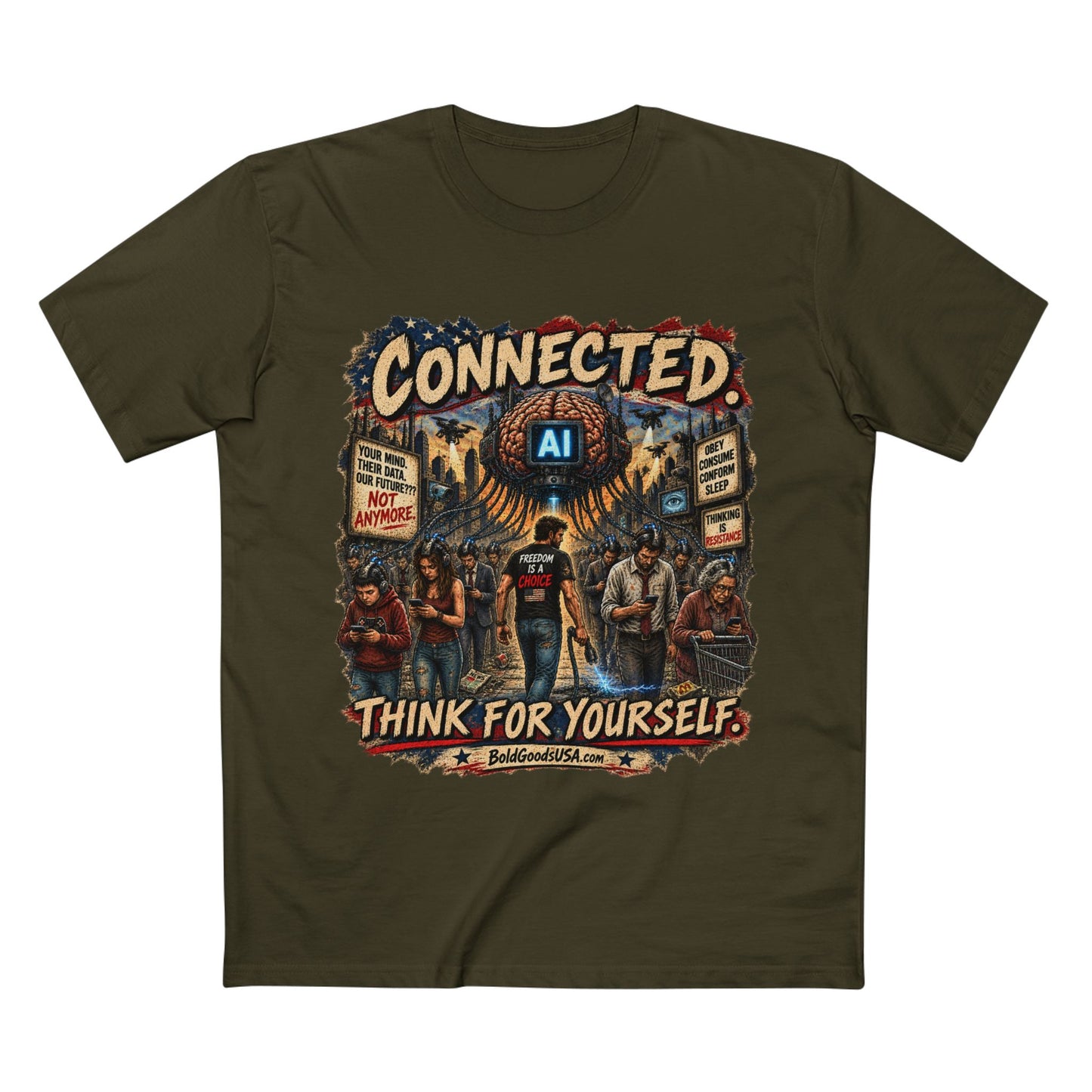 AI connected - Graphic T-Shirt | Front Print