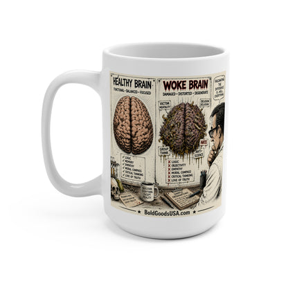 Woke Brain - Political Satire 15oz Mug