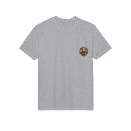 Liberty Survives When Defended – Patriotic Freedom Graphic T-Shirt | Back Print + Chest Logo