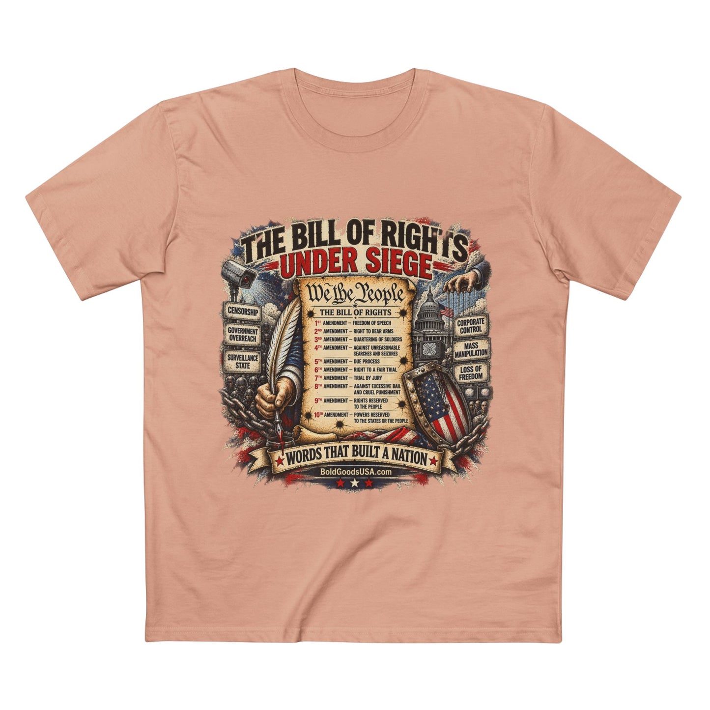 Bill of Rights - Political T-Shirt | Front Print