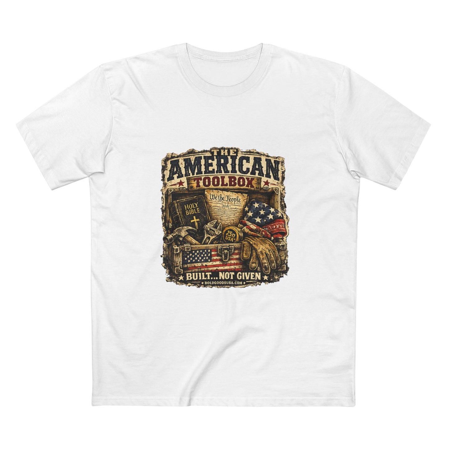 The American Toolbox – Patriotic Graphic T-Shirt | Front Print