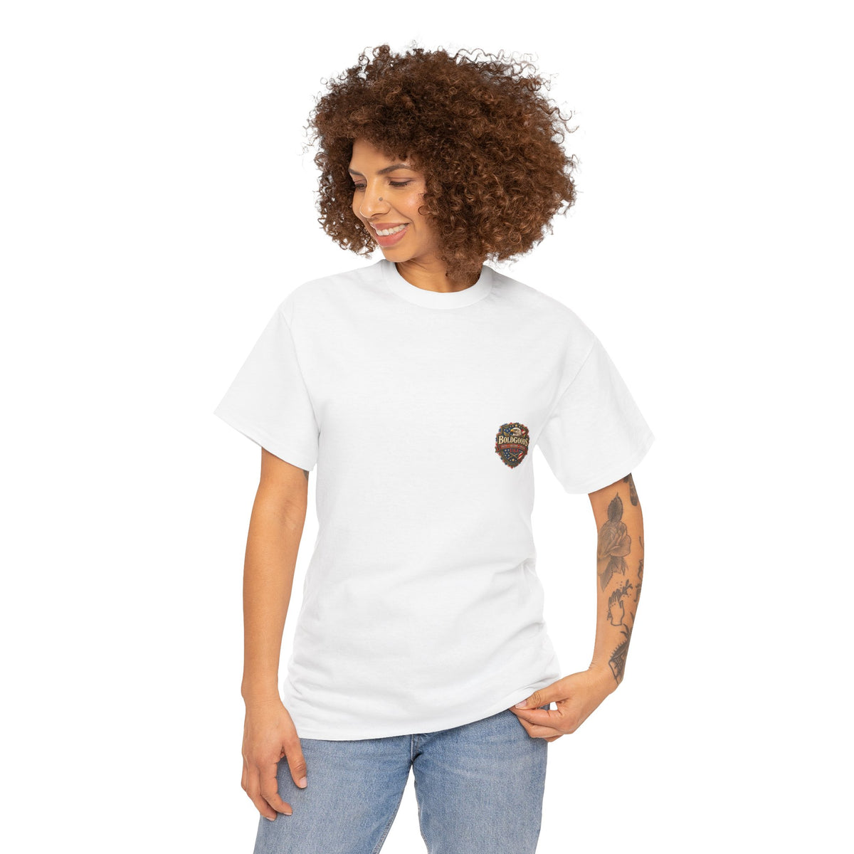 Where the Spirit of the Lord Is, There Is Liberty – Christian Graphic T-Shirt | Back Print + Chest Logo