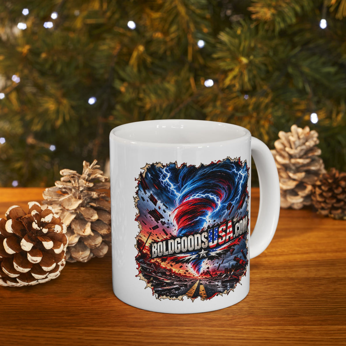 Bold Goods Storm Logo – Political Satire  11 oz / 15 oz Mug