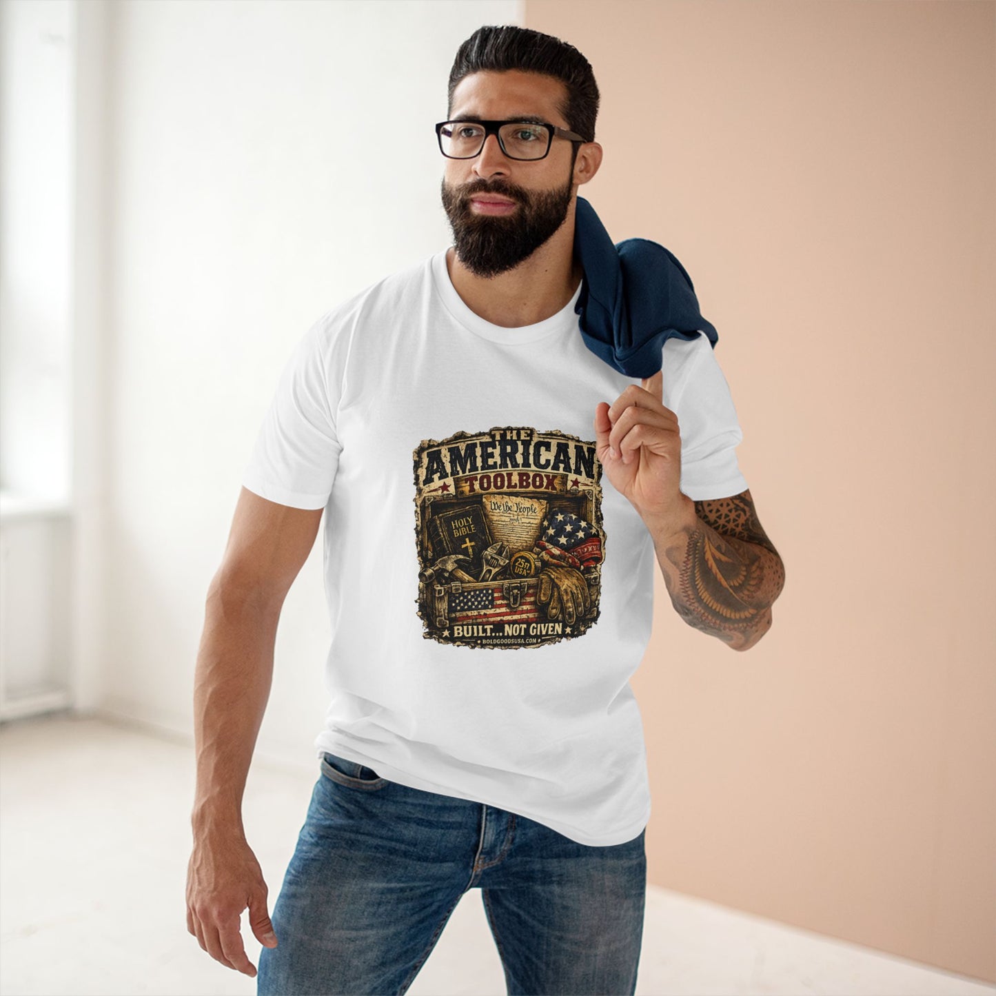 The American Toolbox – Patriotic Graphic T-Shirt | Front Print