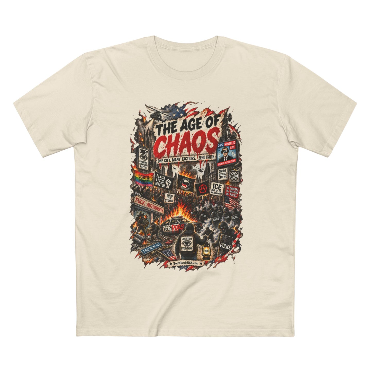 The Age of Chaos - Graphic T-Shirt | Front Print