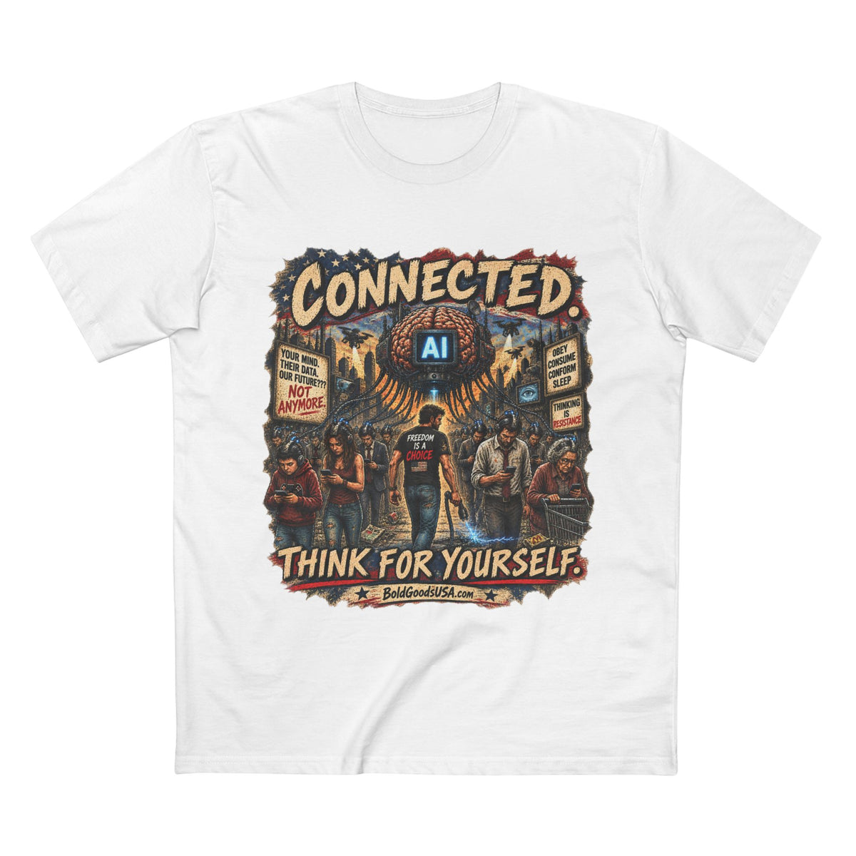 AI connected - Graphic T-Shirt | Front Print