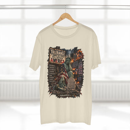 Tolerance – Political Satire Graphic T-Shirt | Front Print