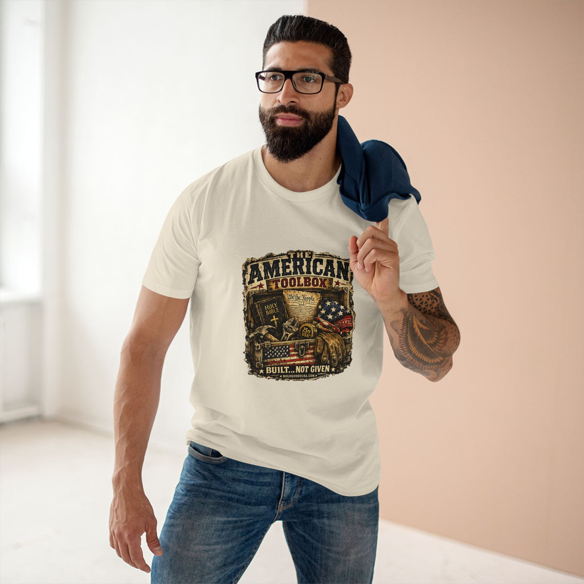 The American Toolbox – Patriotic Graphic T-Shirt | Front Print