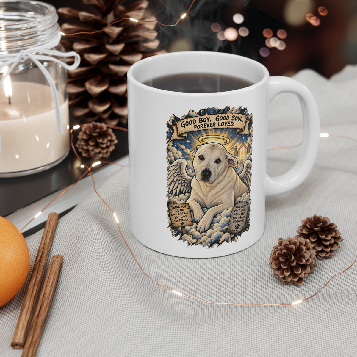 Forever Loved – Dog Memorial 15oz Mug