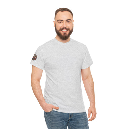 Faith, Freedom & Good Times – Men's Americana – Back Print + Sleeve Logo T-Shirt