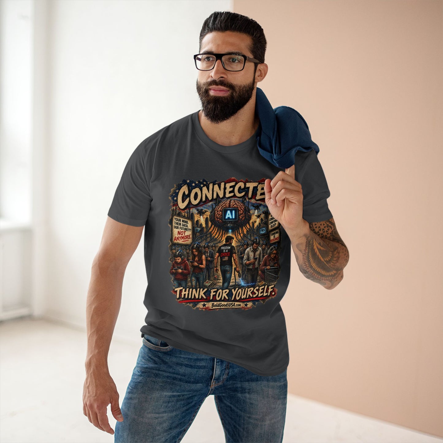 AI connected - Graphic T-Shirt | Front Print