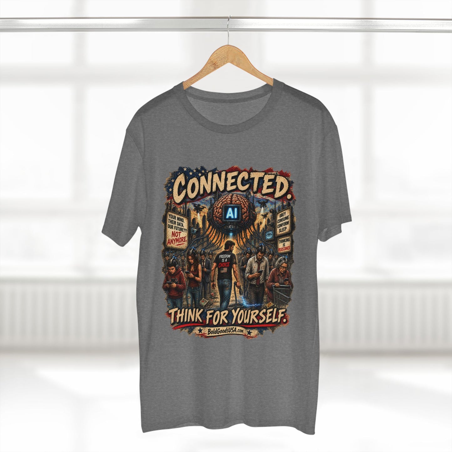 AI connected - Graphic T-Shirt | Front Print