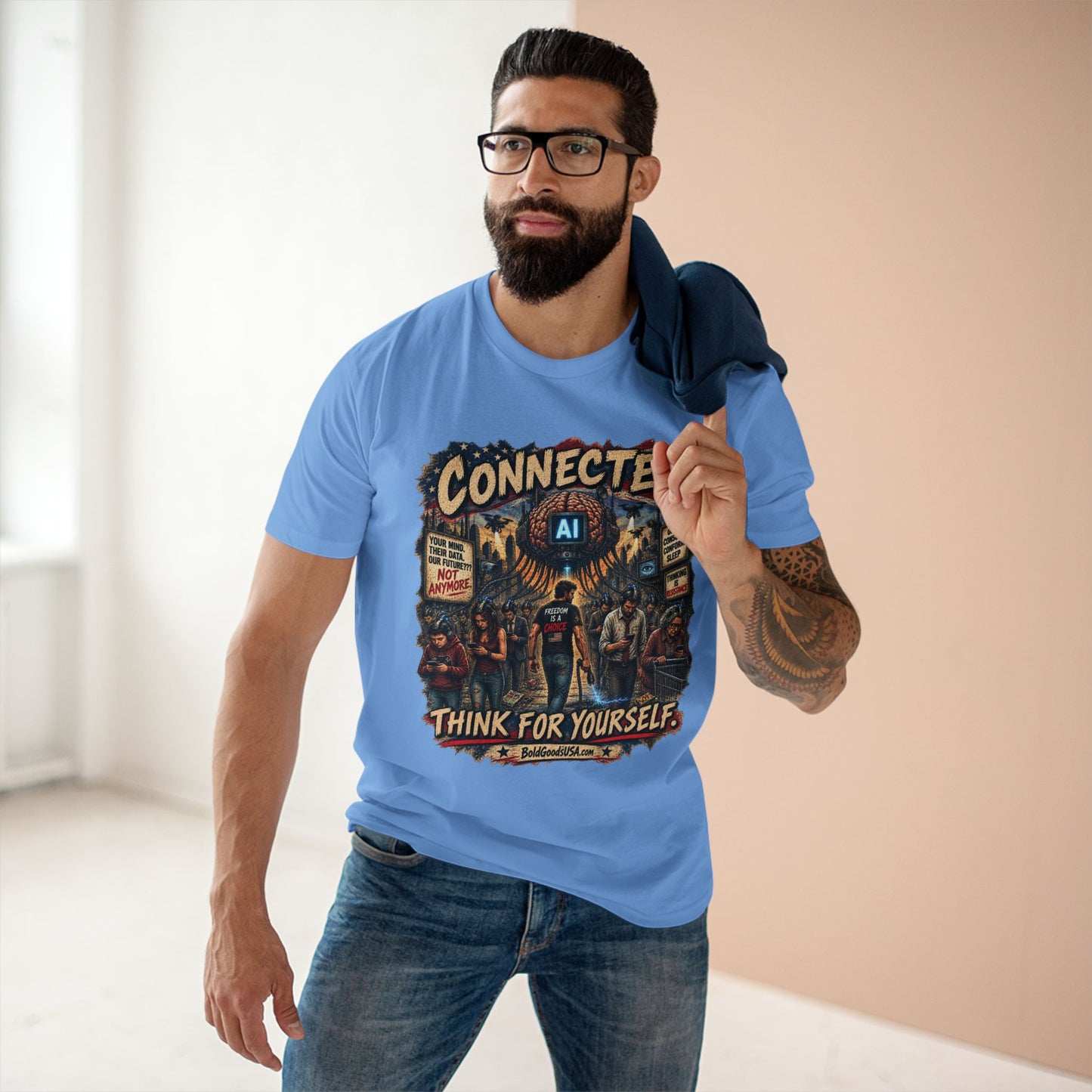 AI connected - Graphic T-Shirt | Front Print