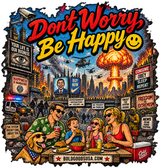 Don't Worry, Be Happy – Satirical 11oz Mug
