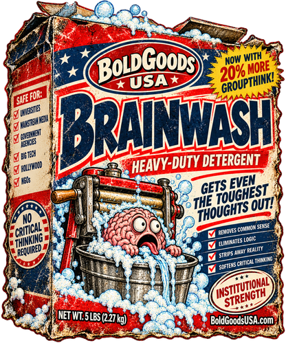 Bold Goods Brain Wash – Political Satire  11 oz / 15 oz Mug
